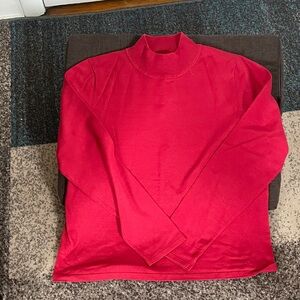 Pendleton Turtleneck Sweater in Vibrant Red